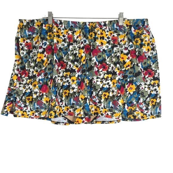 Swim By Cacique Swim Skirt Bottom Women's Size 26 Floral Multicolored NWT - Picture 1 of 11